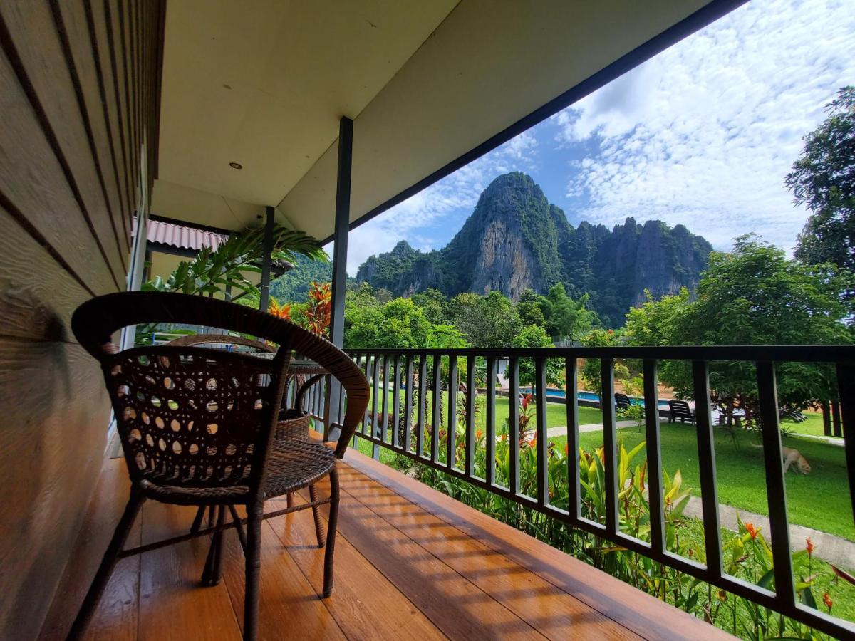 Bearlinbungalow Vang Vieng Zewnętrze zdjęcie