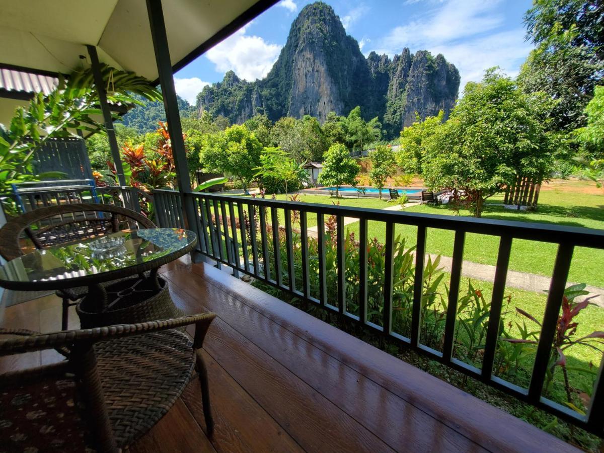 Bearlinbungalow Vang Vieng Zewnętrze zdjęcie
