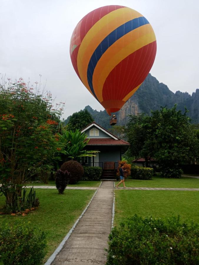 Bearlinbungalow Vang Vieng Zewnętrze zdjęcie